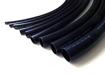 6mm BLACK flexible PVC Sleeve Sleeving /Tubing 5 metres 