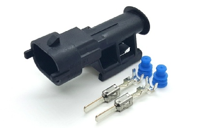 thumbnail image 2 of Delphi 2973407 2P Female Black 56 Series Automotive Connector - Lot Of 10 2 of 3